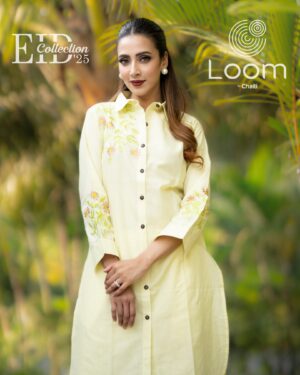Loom's Exclusively Woven Cotton Two Piece- Lime