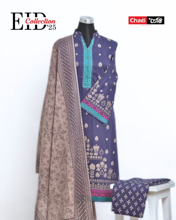 Sapphire Loom Cotton Exclusive Three Piece - Image 2