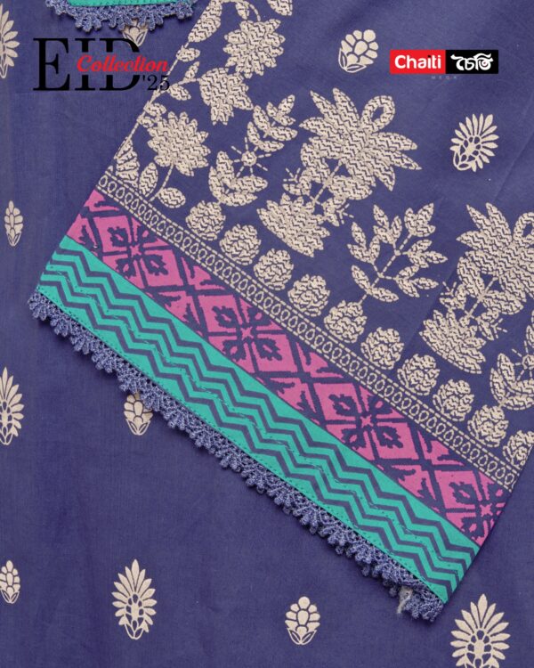 Sapphire Loom Cotton Exclusive Three Piece - Image 4