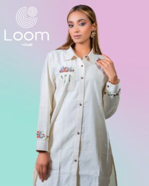 Loom's Hand Embroidered Trendy One Piece- Garden