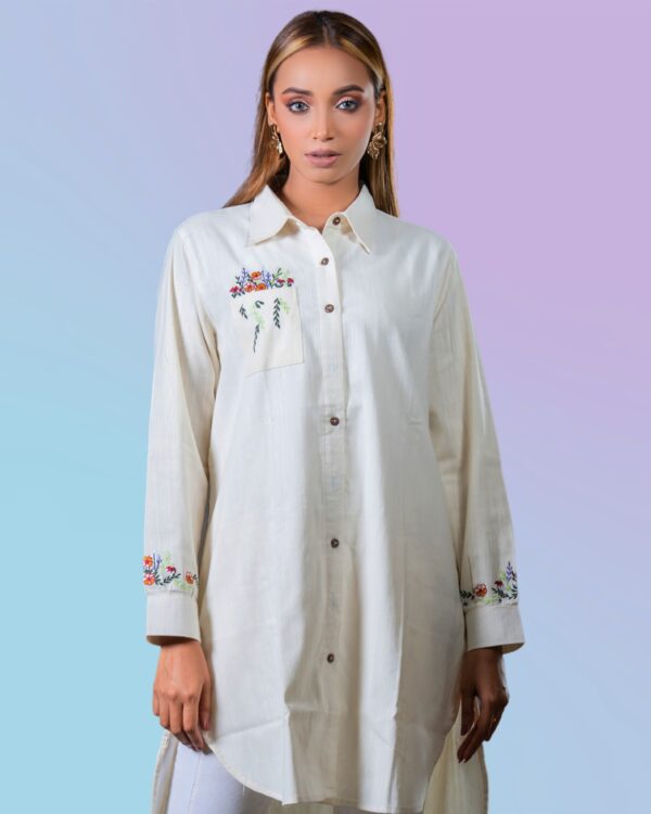 Loom's Hand Embroidered Trendy One Piece- Garden - Image 2