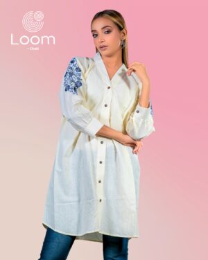 Loom's Hand Embroidered Trendy One Piece- Diamond